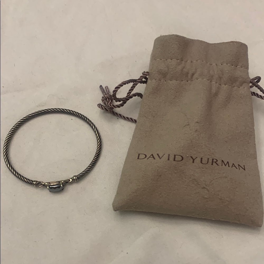 David Yurman Silver Cable Bracelet